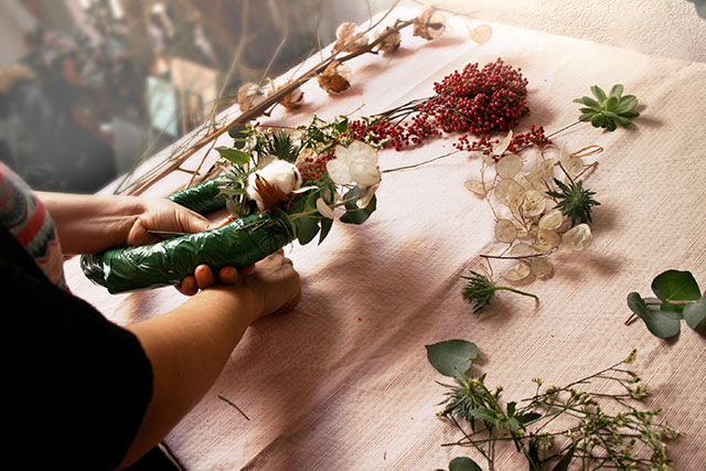 Cours d'art floral, Les Pensées d'Astride.